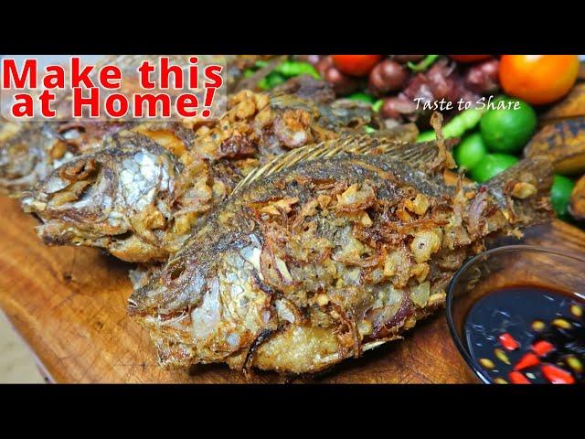 Crispy Garlic Tilapia | Do NOT Boil FishHow to Cook Crispy Tilapia Recipe