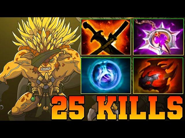 25 Kills Bristleback Dota 2 Safelane 7.37 Unkillable Guide Best Item Build Pro Gameplay Offlane