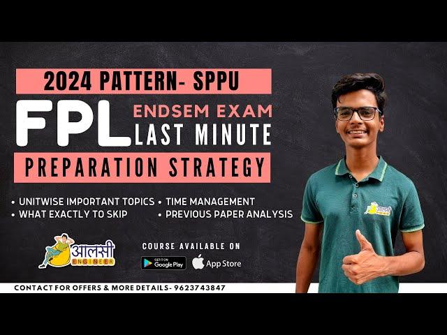 FPL Exam Strategy | 2024 pattern | SPPU | Fundamentals Of Programming Languages | Aalsi Engineer |