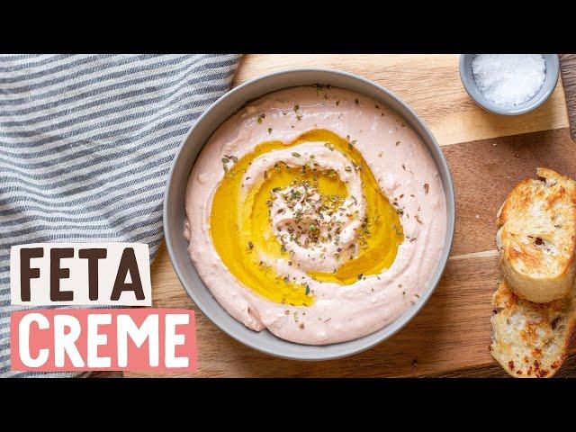 Feta Creme, unfassbar lecker! (einfaches Dip Rezept)