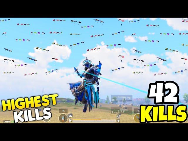 My Highest Kills Record in  Snow Mode BGMI • (42 KILLS) • BGMI Gameplay