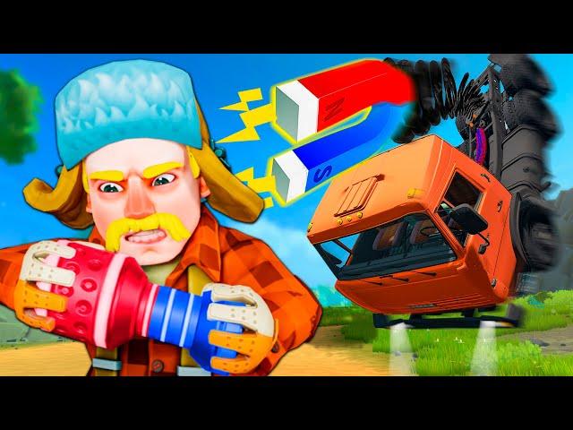 ОГРОМНЫЙ МАГНИТНЫЙ ДВИГАТЕЛЬ! | Scrap Mechanic