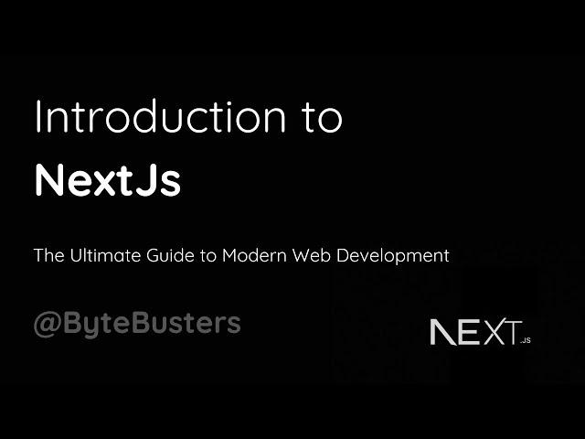  What is Next.js? | The Ultimate Guide to Modern Web Development 