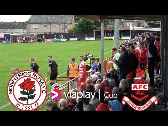 Bonnyrigg Rose vs Airdrieonians FC + Manager Interview | Viaplay Cup Highlights 29-07-23