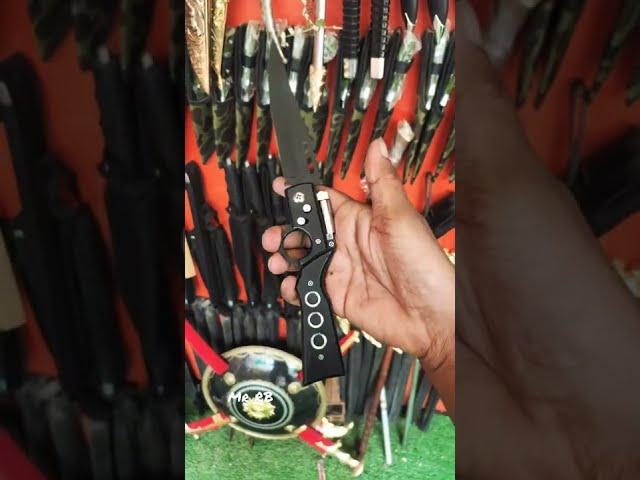 Amazing Button Knife ️ Bast Knife_ Button Wala Chaku_ Indian Sword Market _ Rampuri Chaku