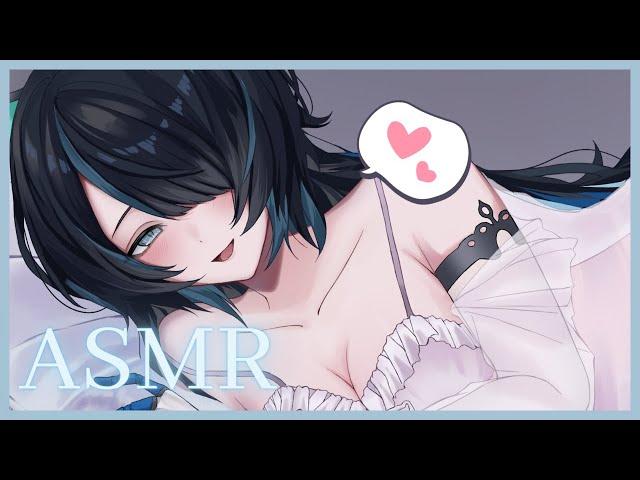 【ASMR/3Dio】Come back to bed?  Ear cleaning, kisses, and tingles!