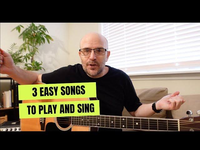 3 Easy Songs To Sing And Play On The Acoustic Guitar