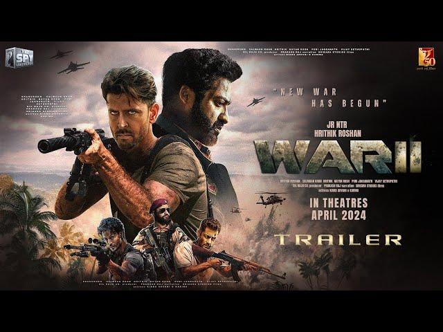 WAR 2 - Hindi Trailer | Hrithik Roshan | Jr NTR | Alia Bhatt | Siddharth Anand, Salman K, Yash Raj 2