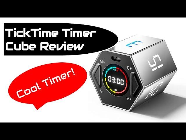 TickTime Timer Cube Review - Interesting timer for sure!