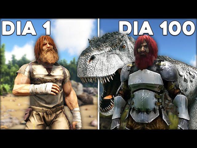 Sobrevivendo 100 dias no ARK Survival Evolved - Modo Hardcore!