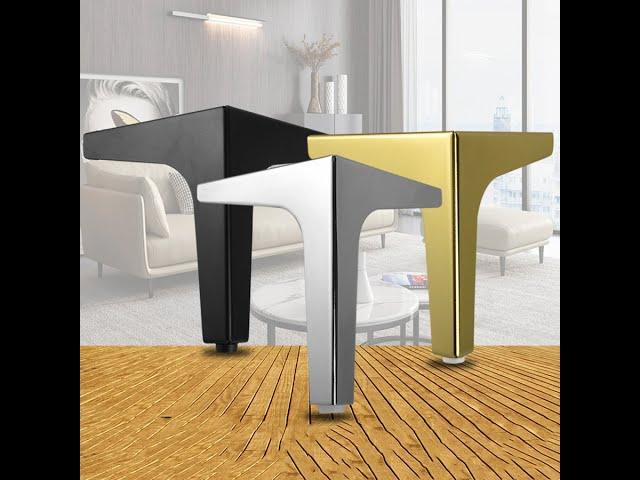 Brass or Chrome Furniture Legs Sofa Legs Metal Legs Feet