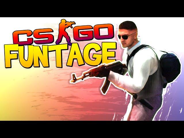 CS:GO FUNTAGE! - Crazy Noscopes, Bottle Kill & Hand-Offs!