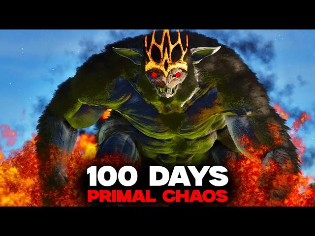 I have 100 Days to Beat ARKs MOST INTENSE Mod [Primal Chaos]