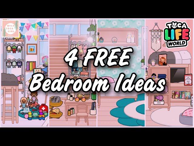 ALL FREE 4 BEDROOM DESIGNS   TOCA LIFE WORLD 