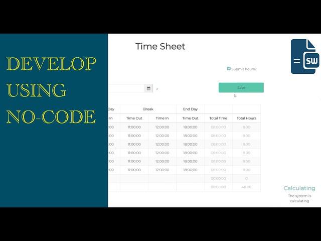 How To Build A Timesheet Application With No Code