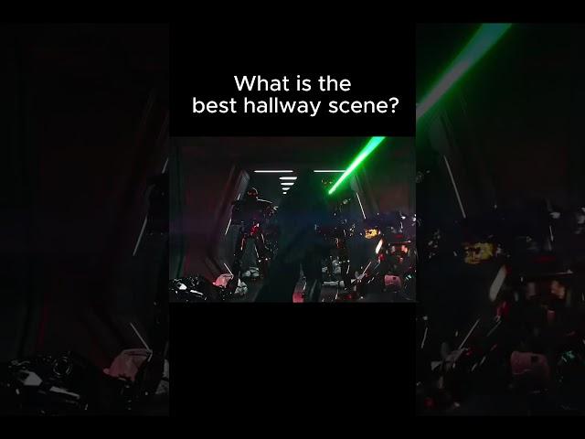 What is the best hallway scene in Star Wars? #clonewars #starwarsshorts