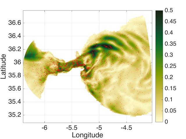 Dynamic Mode Decomposition Uncovers Hidden Oceanographic Features Around the Strait of Gibraltar