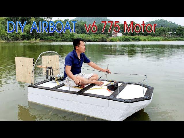 DIY Airboat V6 775 Motor