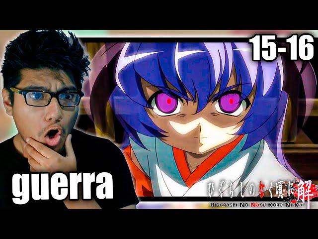 LA NIPA 2 DECLARA LA GUERRA  | Higurashi No Naku Koro Ni Kai Cap 15 y 16 REACCIÓN