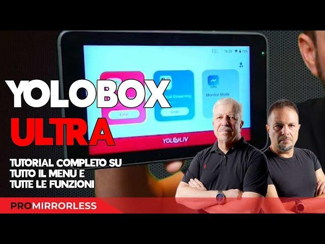 TUTTE LE FUNZIONI E IL MENU DELLO YOLOBOX ULTRA!