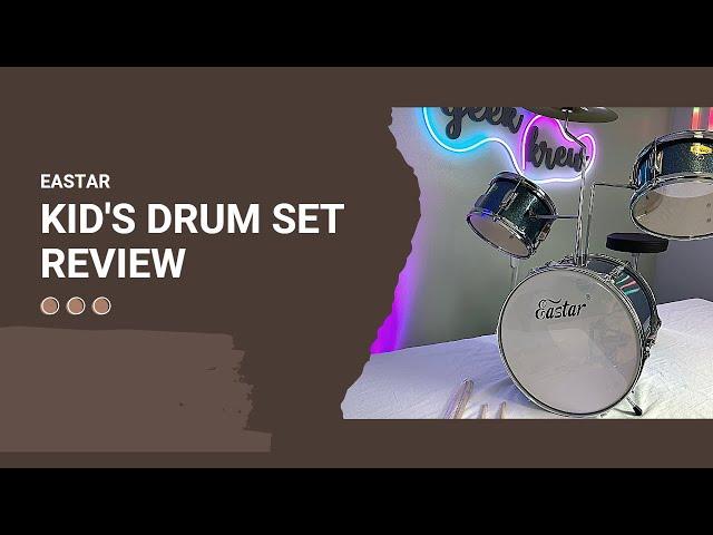 Affordable KIDS Drum Set | Amazon Eastar Drum Set REVIEW