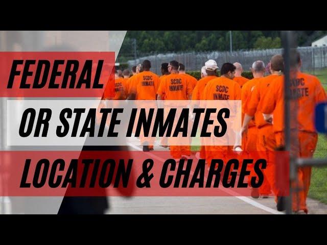 How To Find An Inmates Prison And Charges!