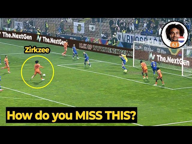 United fans BLAME Zirkzee after missed BIG CHANCES to scoring goal against Bosnia last night