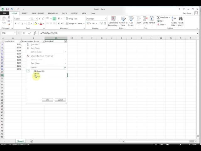 #322 Use this formula to count filtered data in Excel