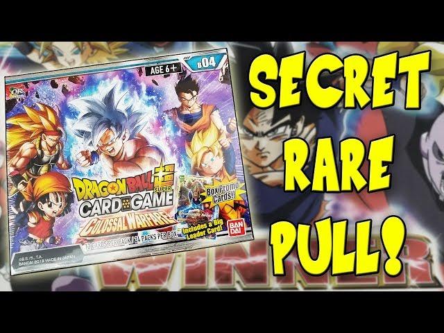 SECRET RARE PULL!!! Dragon Ball Super Colossal Warfare Booster Box Opening!