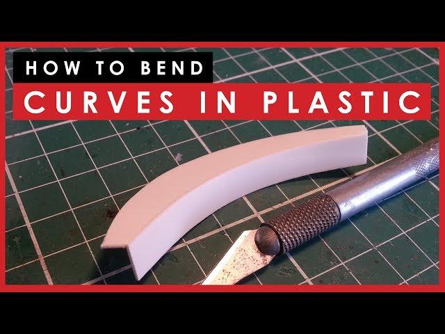 How to bend curves in styrene or plastic for scale models