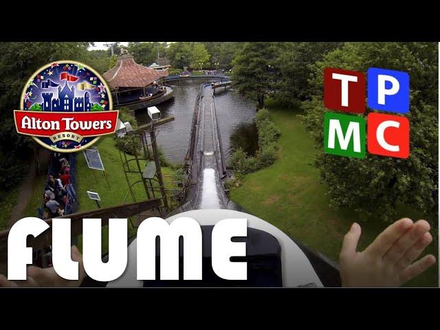 THE FLUME - Alton Towers - on ride POV - GoPro