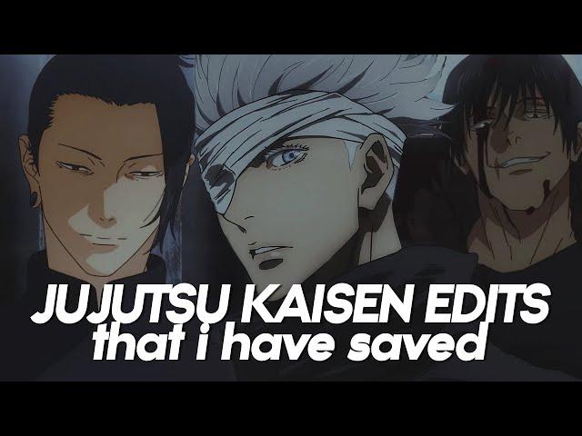 jujutsu kaisen edits i have saved on tiktok