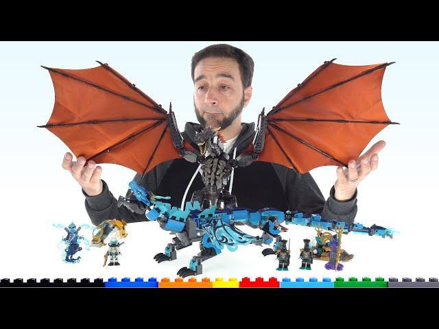 Is LEGO a good value? Dragon face-off vs. Mega Construx!