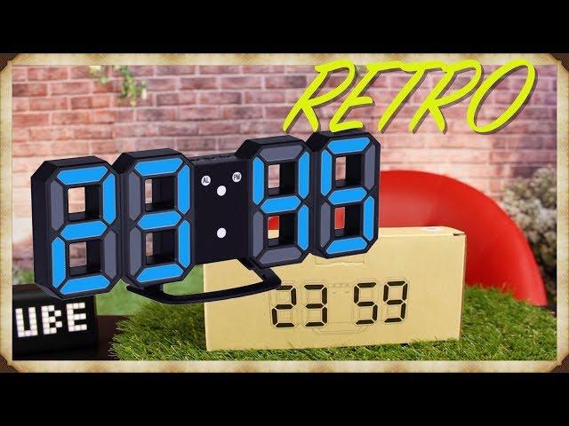 MEGA RETRO LED Digital-Wecker / Uhr