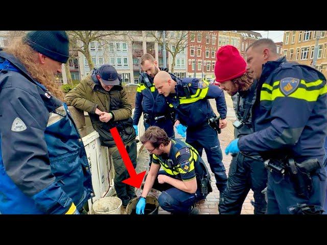 Ultimate Criminal Canal Found Magnet Fishing! (POLICE ON THE SCENE)