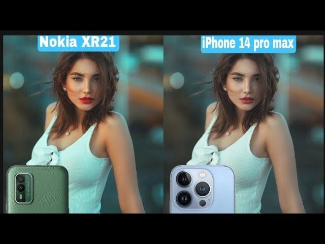 Nokia XR21 VS iphone 14 pro max camera test