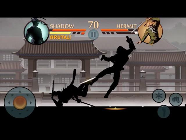 Shadow Fight 2 | Act 2 | Boss Battle : Hermit (Better version).