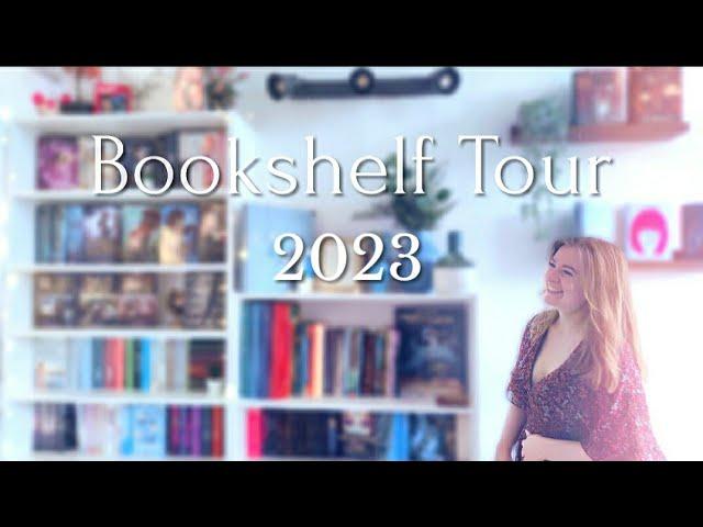  BOOKSHELF TOUR  |07.2023| ausführliche Bücherregal Tour Lieblingsbücher Fantasy New Adult & mehr!