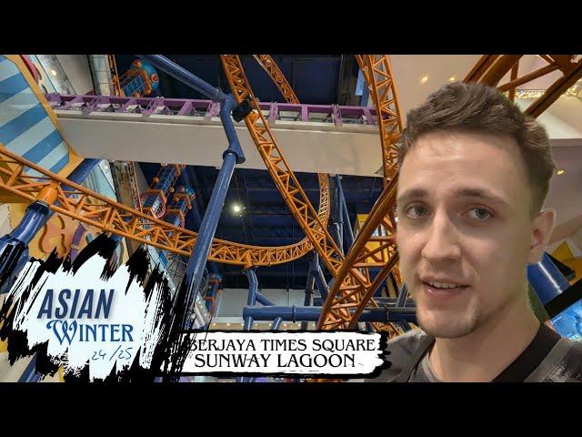 Achterbahn fahren in Malaysia - Berjaya Times Square & Sunway Lagoon| Asian Winter Part 4