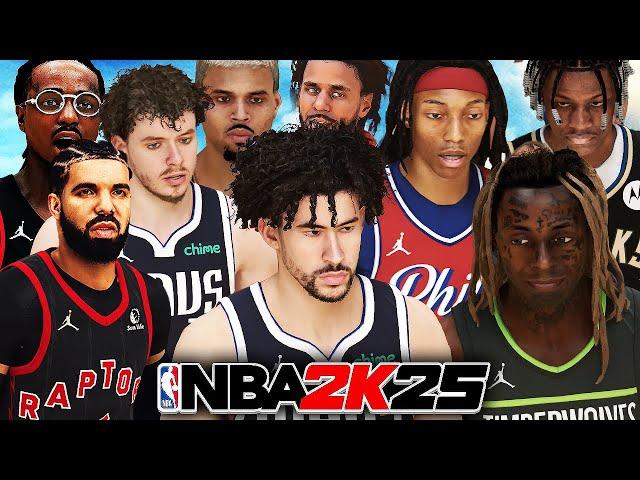 I Put Rappers and Celebrities In NBA 2K25..