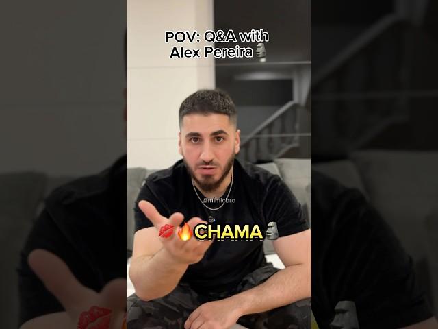 Quick Q&A with Alex Pereira #alexpereira #brazil #ufc #mma #shorts #brasil #fight #glory #k1