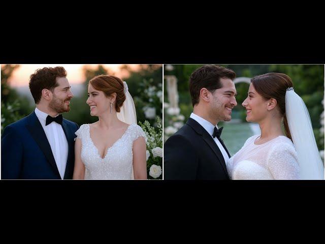 They shared the first photos of the wedding of Hazal Kaya and çağatay Ulusoy in Sweden!