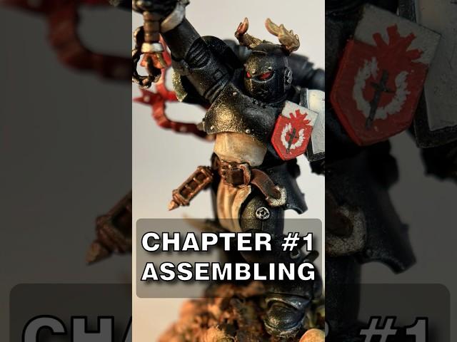 BlackTemplar Emperor's Champion Chapter 1 #miniaturepainter #warhammer40k #miniature #warhammer