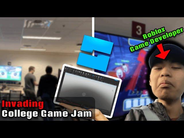 Roblox Game Developer Invades College Game Jam! WTH is wrong with him...