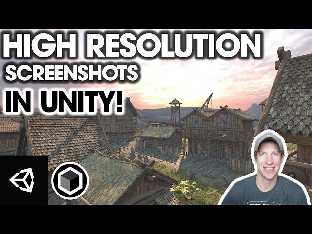 Easy HIGH RESOLUTION SCREENSHOTS in Unity!