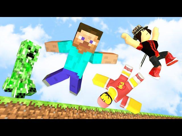 Minecraft & Roblox: Ragdolls Jumps & Falls [GMOD] - Episode 55