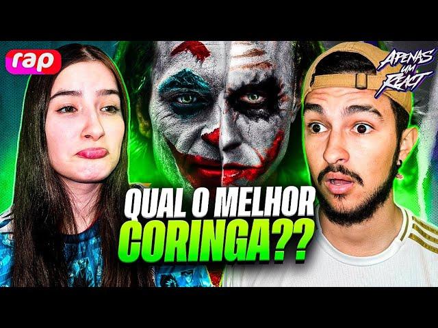 Apenas um react | Rap dos coringas - Circo dos horrores | 7mz (DC Comics)