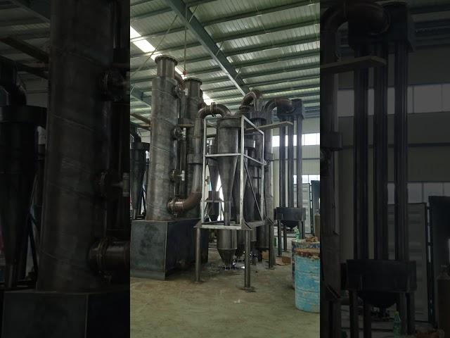 400kw biomass gasifier system testing video