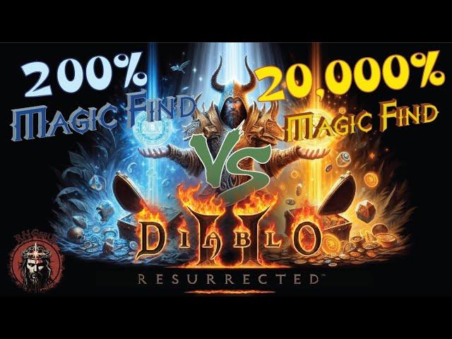 200% Vs 20,000% Magic Find | Diablo 2 Resurrected