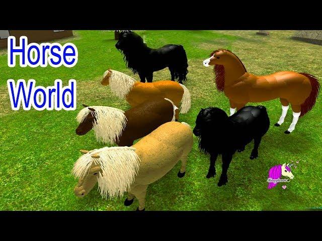 Horse World ! Lets Play Roblox Online Horses Game Play Video